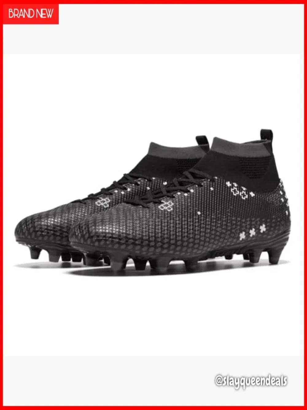 High Top Soccer Cleats Lightweight Professional Football Boots Athletic Shoes